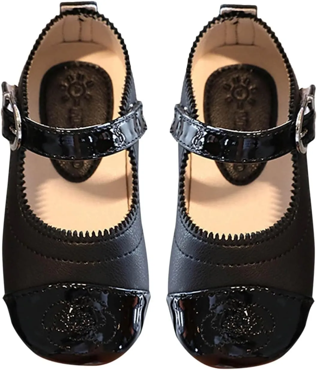 Little Girls Dress Shoes Ballerina Ballet Flat𝐬 Toddler Kids Mary Jane𝐬 for Wedding Part𝐲 Kids School Shoes
