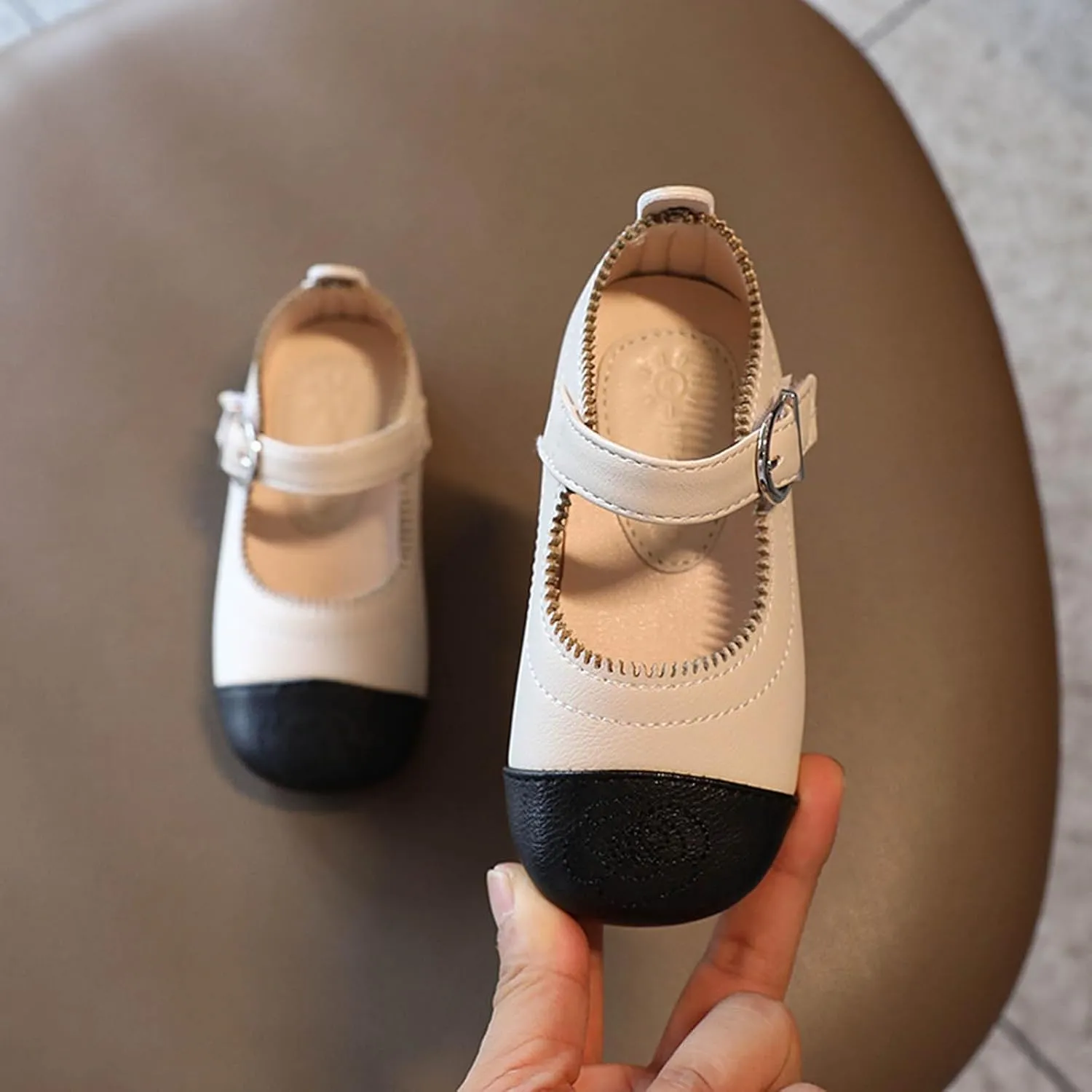 Little Girls Dress Shoes Ballerina Ballet Flat𝐬 Toddler Kids Mary Jane𝐬 for Wedding Part𝐲 Kids School Shoes