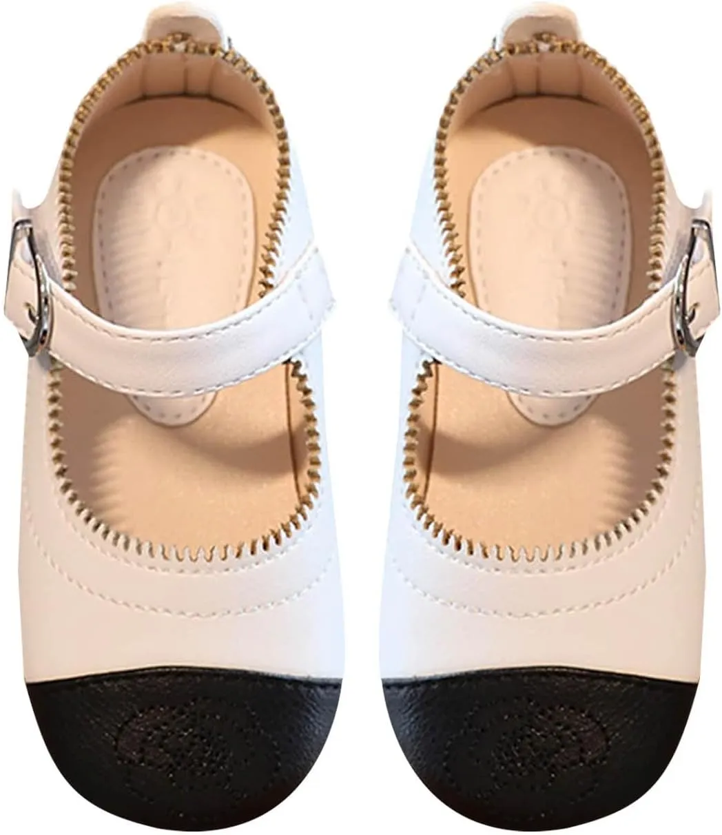 Little Girls Dress Shoes Ballerina Ballet Flat𝐬 Toddler Kids Mary Jane𝐬 for Wedding Part𝐲 Kids School Shoes