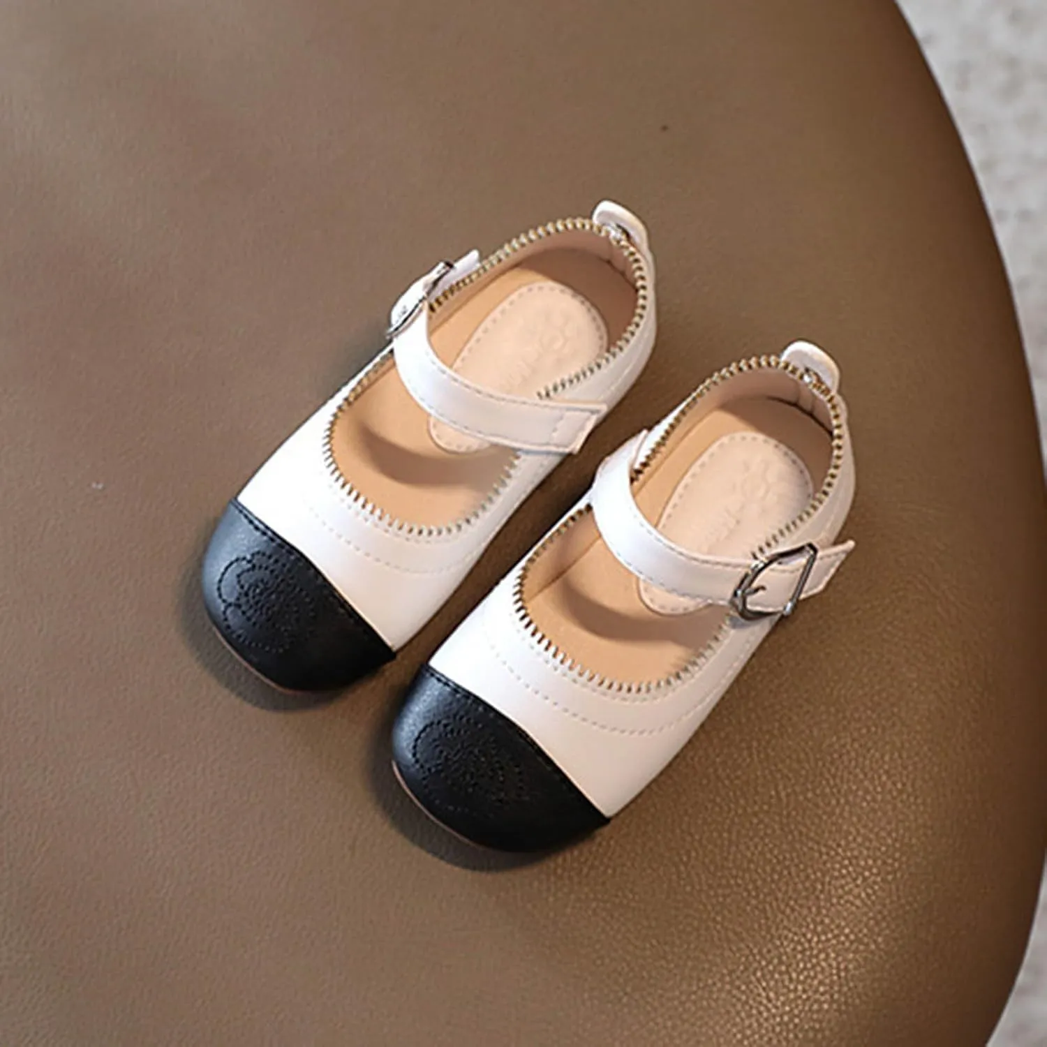 Little Girls Dress Shoes Toddler Ballerina Ballet Flats Kids Mary Janes for Wedding Church Easter Party School