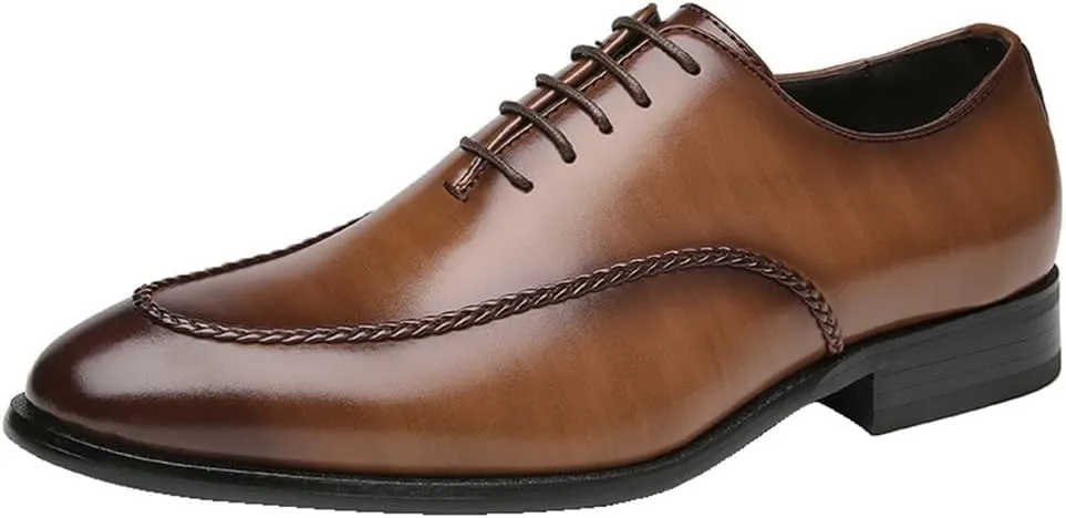 Luxury Men's Oxford Shoes - Orthopedic Leather Loafers for Weddings, Business & Outdoor Activities