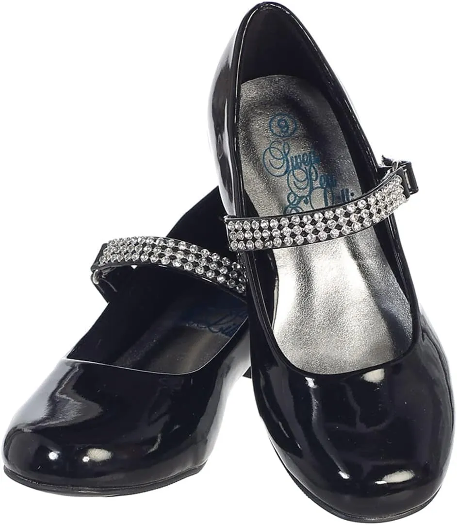 Mary Jane Shoes for Girls Dress Shoes Flower Girl Heels for Church Wedding Easter Christmas Zapatillas para Nias de Vestir