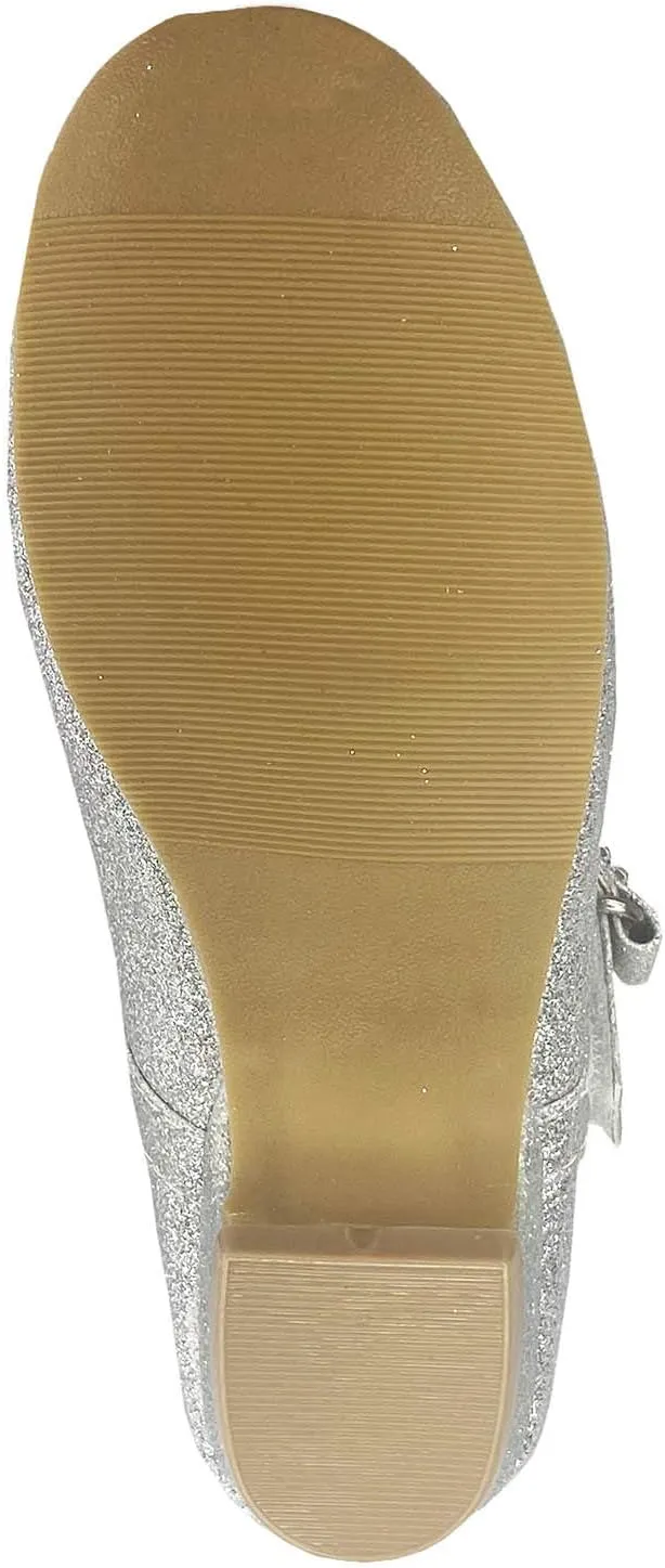 Mary Jane Shoes for Girls Dress Shoes Flower Girl Heels for Church Wedding Easter Christmas Zapatillas para Nias de Vestir