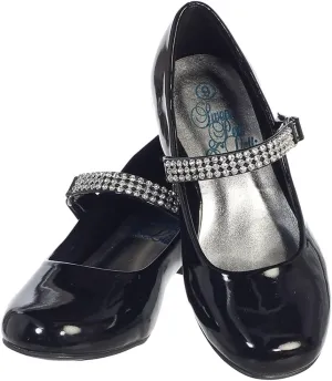 Mary Jane Shoes for Girls Dress Shoes Flower Girl Heels for Church Wedding Easter Christmas Zapatillas para Nias de Vestir
