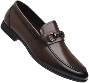 Men Elegant Loafers Luxury Oxford Shoes Slip-On Comfortable Lightweight Flexible Fit for Elderly Perfect Business Casual & Daily Wear