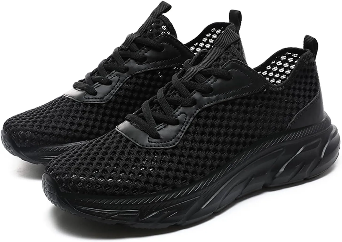 Men's Arch Support Workout Shoes Lightweight Sport Gym Jogging Walking Sneaker Men's Comfortable Diabetic Shoes