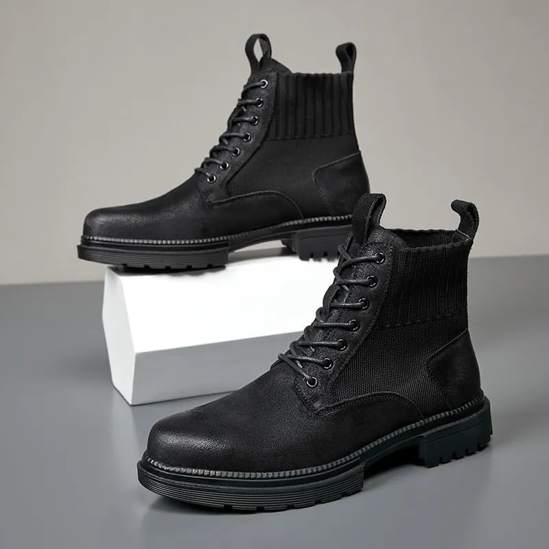 Men's Breathable Business Formal Oxfords Full-Grain Leather Shoes with Climate-Control Insole Technology