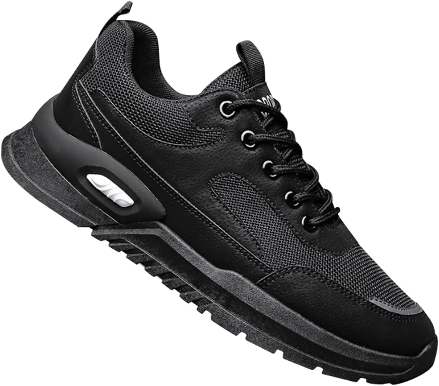 Mens Breathable Lace Up Running Shoes Portable Non Slip Fitness Workout Shoe Athletic Fashion Sneakers for Men