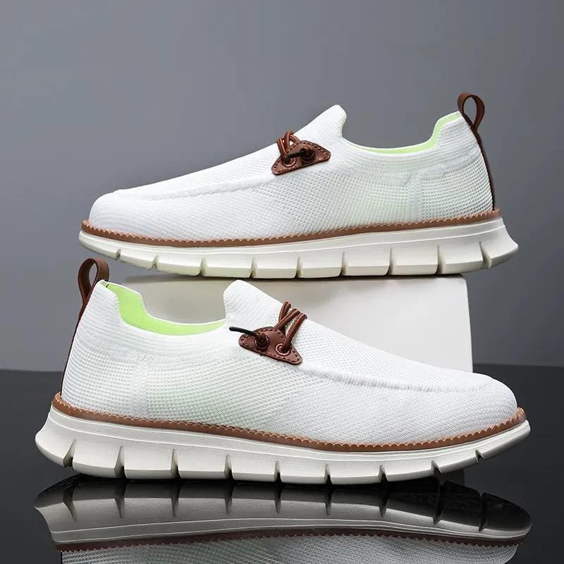 Mens Casual Loafers Slip On Fashion Walking Dress Business Oxfords Lightweight Soft Sole Classic Lace Up Comfortable