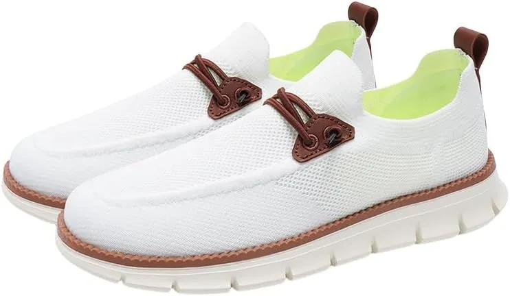 Mens Casual Loafers Slip On Fashion Walking Dress Business Oxfords Lightweight Soft Sole Classic Lace Up Comfortable