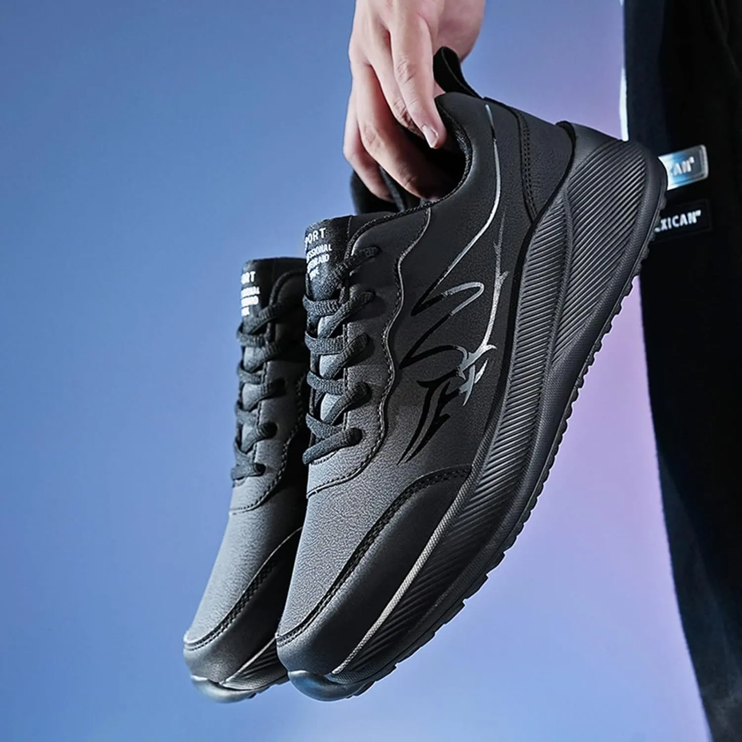 Men's Comfortable Stretch Workout Shoes Portable Non Slip Fitness Workout Shoe Men's Comfortable Diabetic Shoes