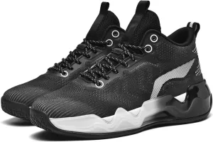 Men's Cool Colorful Breathable Mesh Basketball Shoes Comfortable Backpack Hiking Shoes