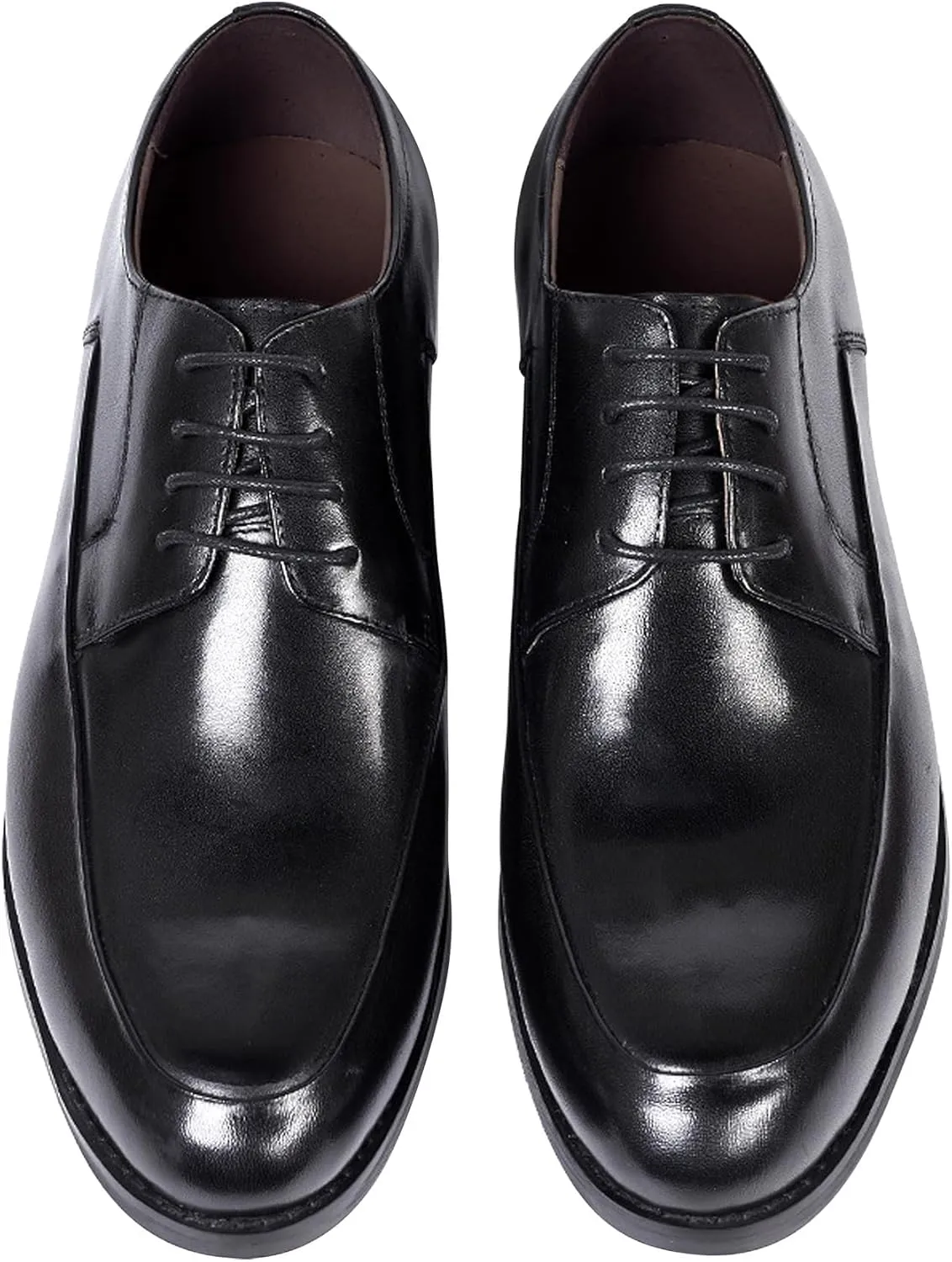 Mens Dress Shoes Formal Derby Shoes Genunie Leather Whole Cut Suit Shoes Men's Fashion Prom Wedding Business Causal Oxfords Comfortable Tuxedo Shoes for Men