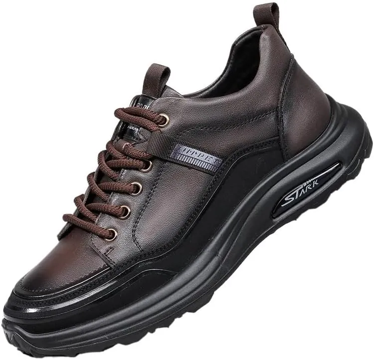 Men's Dress Sneakers Oxfords Casual Dress Lace-Up Lightweight Walking Shoes Comfortable for Work Office Dress Outdoor