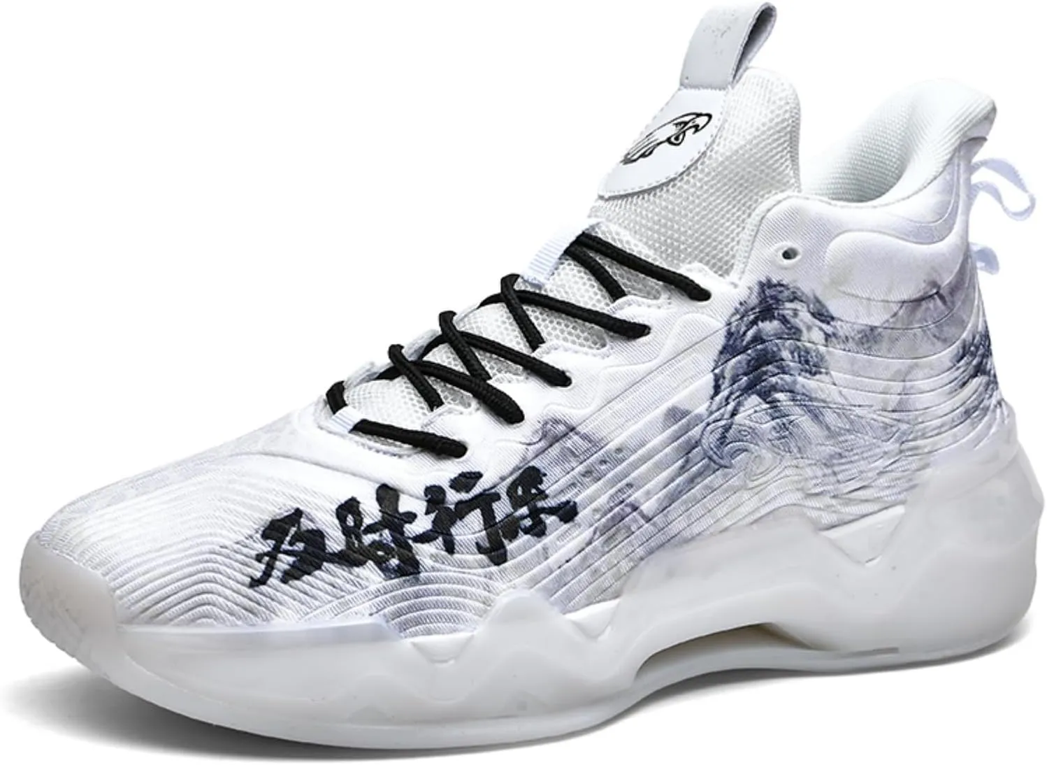 Men's High-Top Basketball Sneakers - Lightweight Athletic Sneakers for Streetball Volleyball & Fitness Training Breathable Non-Slip Sport Shoe for Men Women