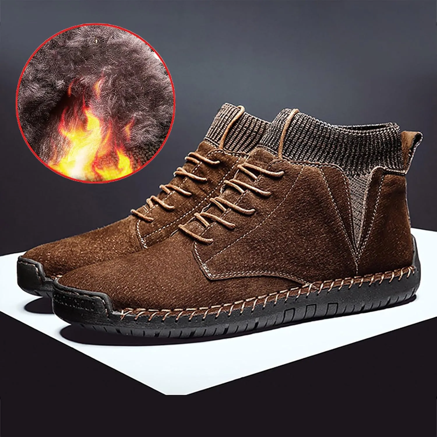 Men's Lace Up Memory Foam Sneakers Recovery Air Athletic Running Tennis Shoe Lightweight Diabetic Shoes for Men