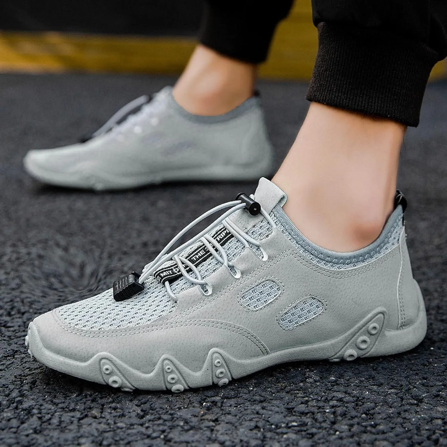 Mens Lightweight Minimalist Shoes Recovery Air Athletic Running Tennis Shoe Arch Support Walking Shoes for Men