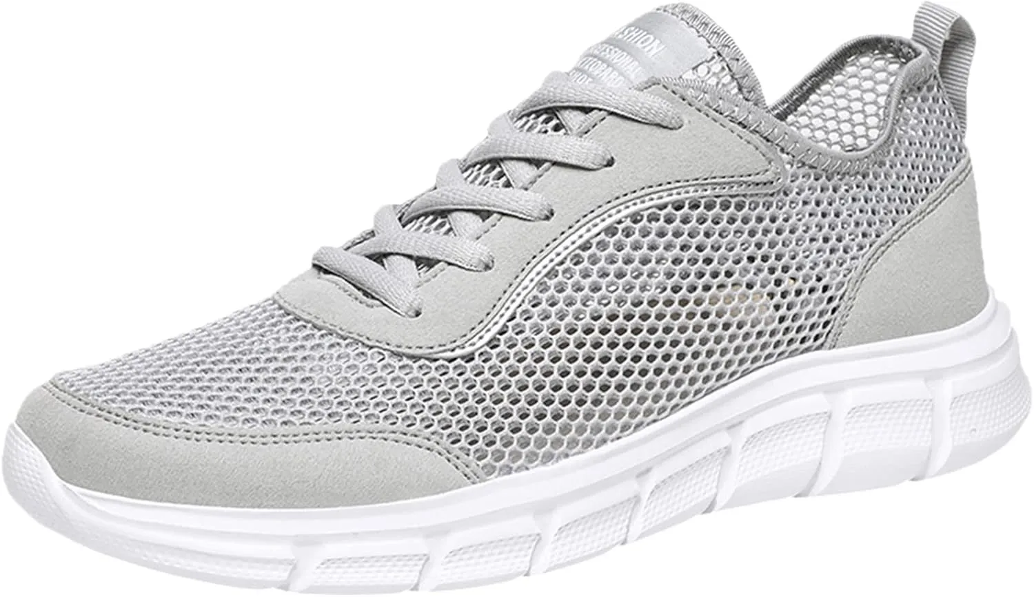 Men's Lightweight Non Slip Barefoot Shoes Comfortable Breathable Lace Up Sneaker Arch Support Plantar Fasciitis