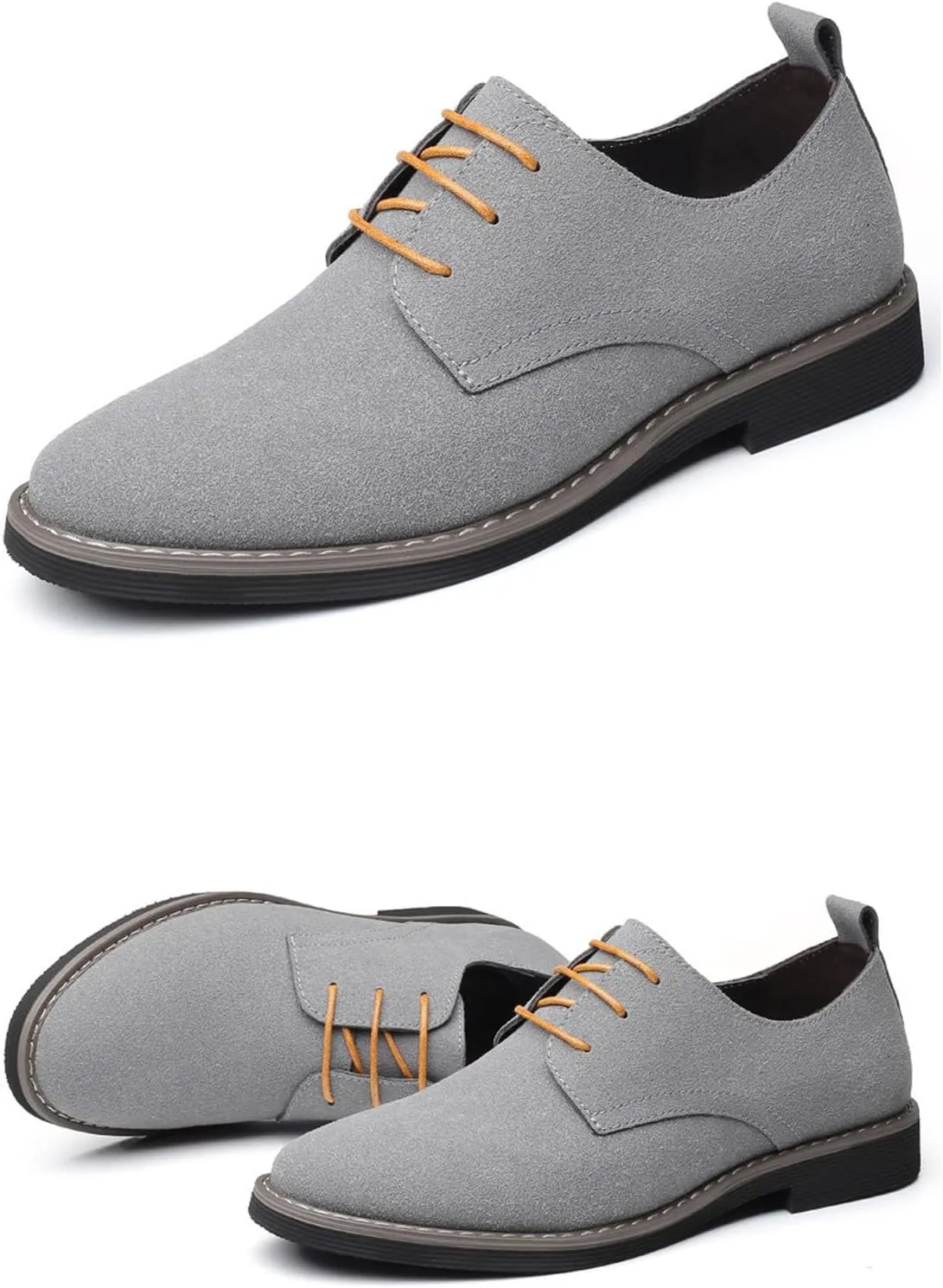 Men's Slip-On Loafer Shoes Fashion Office Dress Shoe Lace up Soft Lightweight Workout Hiking Footwear Orthopedic Flats