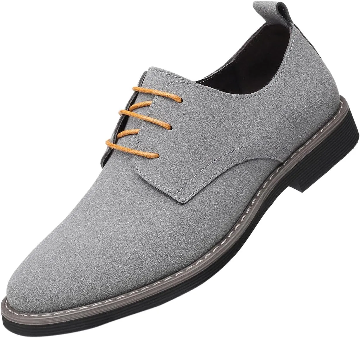 Men's Slip-On Loafer Shoes Fashion Office Dress Shoe Lace up Soft Lightweight Workout Hiking Footwear Orthopedic Flats