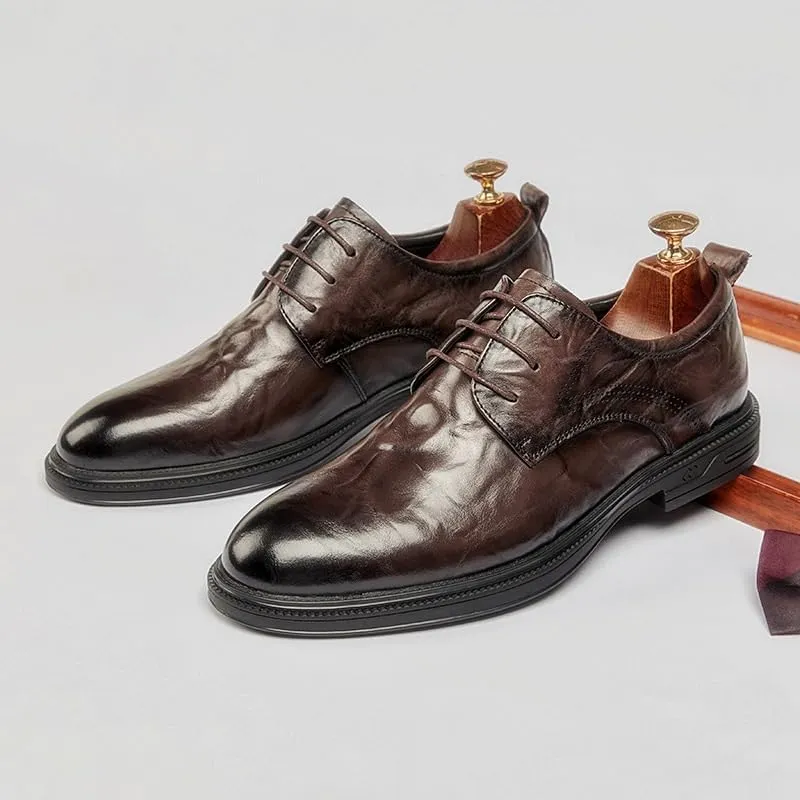 Men's Transitional Dress-Casual Shoes Oxford-Inspired Sneakers with Memory Foam & Anti-Fatigue Technology