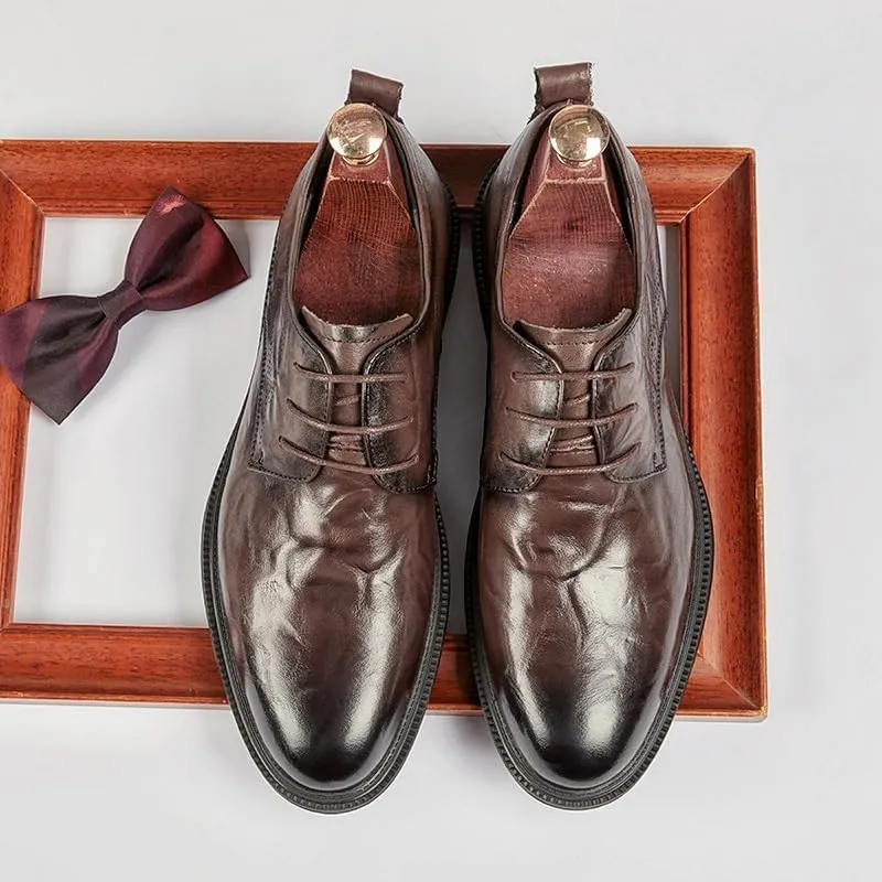 Men's Transitional Dress-Casual Shoes Oxford-Inspired Sneakers with Memory Foam & Anti-Fatigue Technology