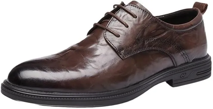 Men's Transitional Dress-Casual Shoes Oxford-Inspired Sneakers with Memory Foam & Anti-Fatigue Technology