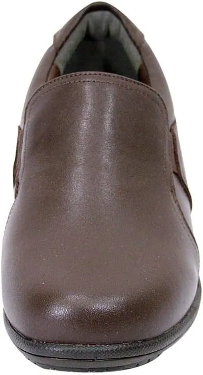 Peerage Therese Women Wide Width Comfort Leather Loafers