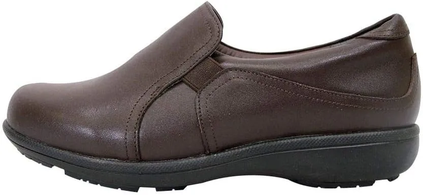 Peerage Therese Women Wide Width Comfort Leather Loafers