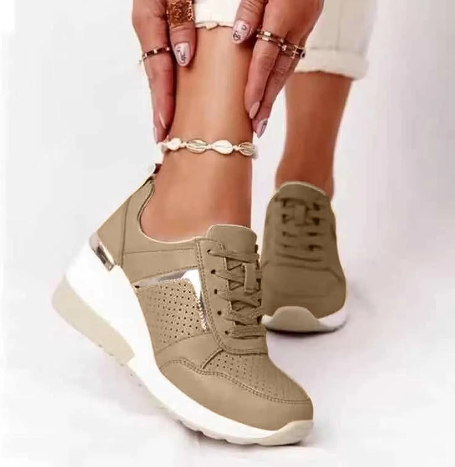 Platform Sneakers for Women Sneakers Womens Shoes Women's Running Shoes Black Sole Wide Width Shoes for Women Sneakers Zapatos Ortopedicos para Mujer De Vestir