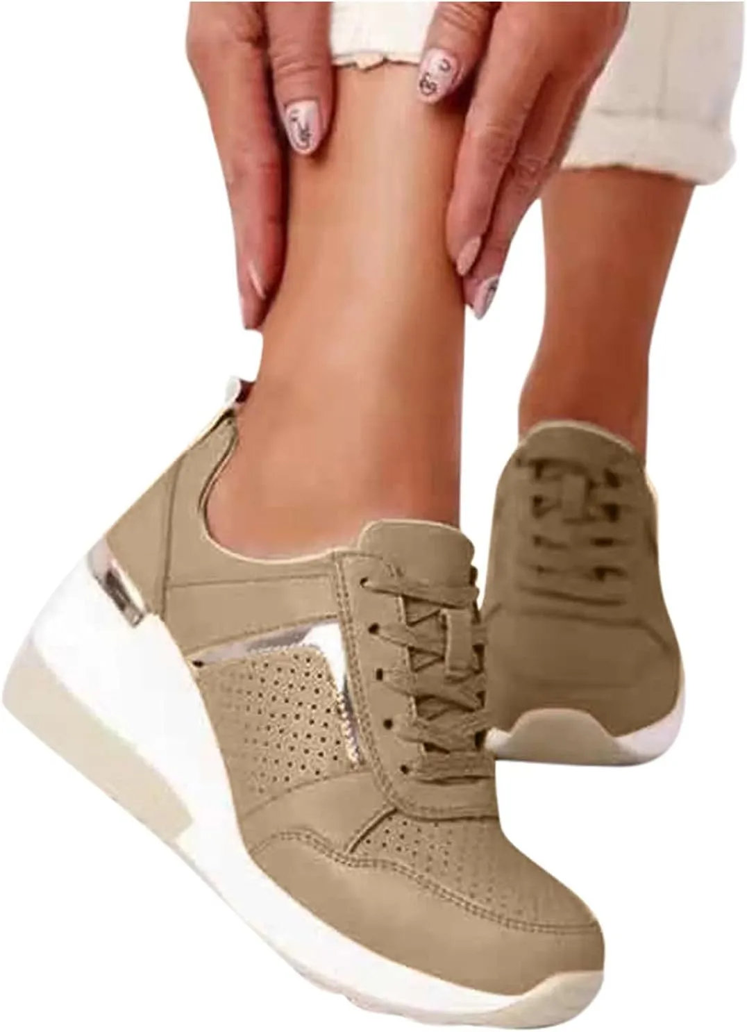Platform Sneakers for Women Sneakers Womens Shoes Women's Running Shoes Black Sole Wide Width Shoes for Women Sneakers Zapatos Ortopedicos para Mujer De Vestir