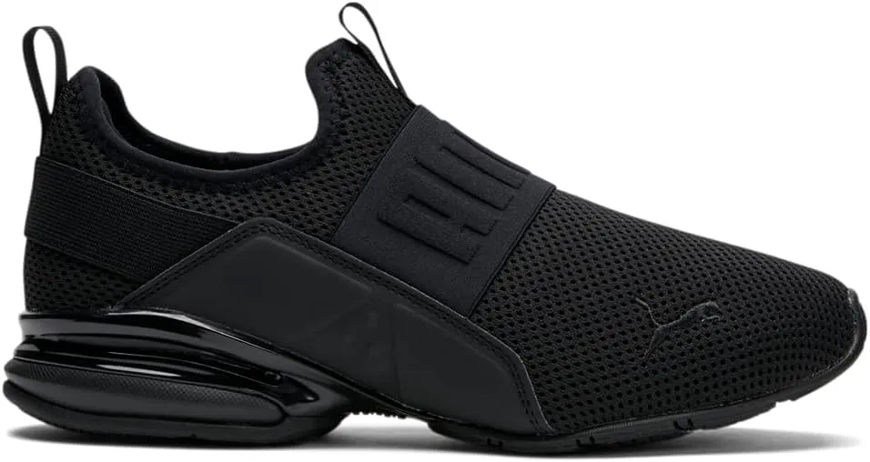 Puma Womens Axelion Slip On Training Sneakers Shoes - Black