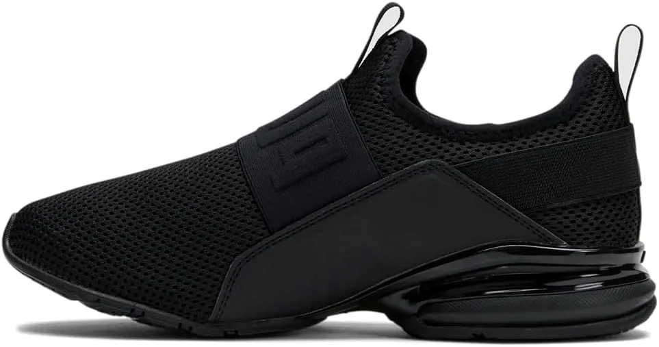 Puma Womens Axelion Slip On Training Sneakers Shoes - Black