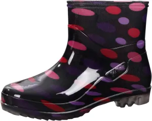 Rain Boots for Women Rain Boot Mid Calf Waterproof Garden Fashion Rainboots Light Anti-slipping Comfortable Insole Shoes