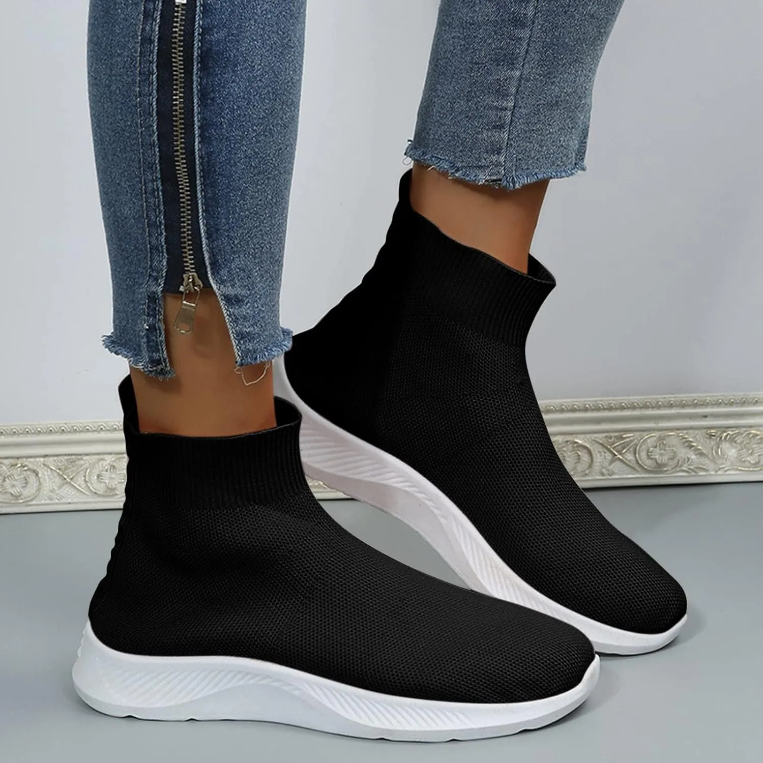 Running Sneakers for Women 2023 Zapatos Comodos De Mujer Suaves para Fiesta Womens Basketball Shoes Size 8 Wide Womens High Top Sneakers Fashion Womens Black Casual Sneakers Size 10
