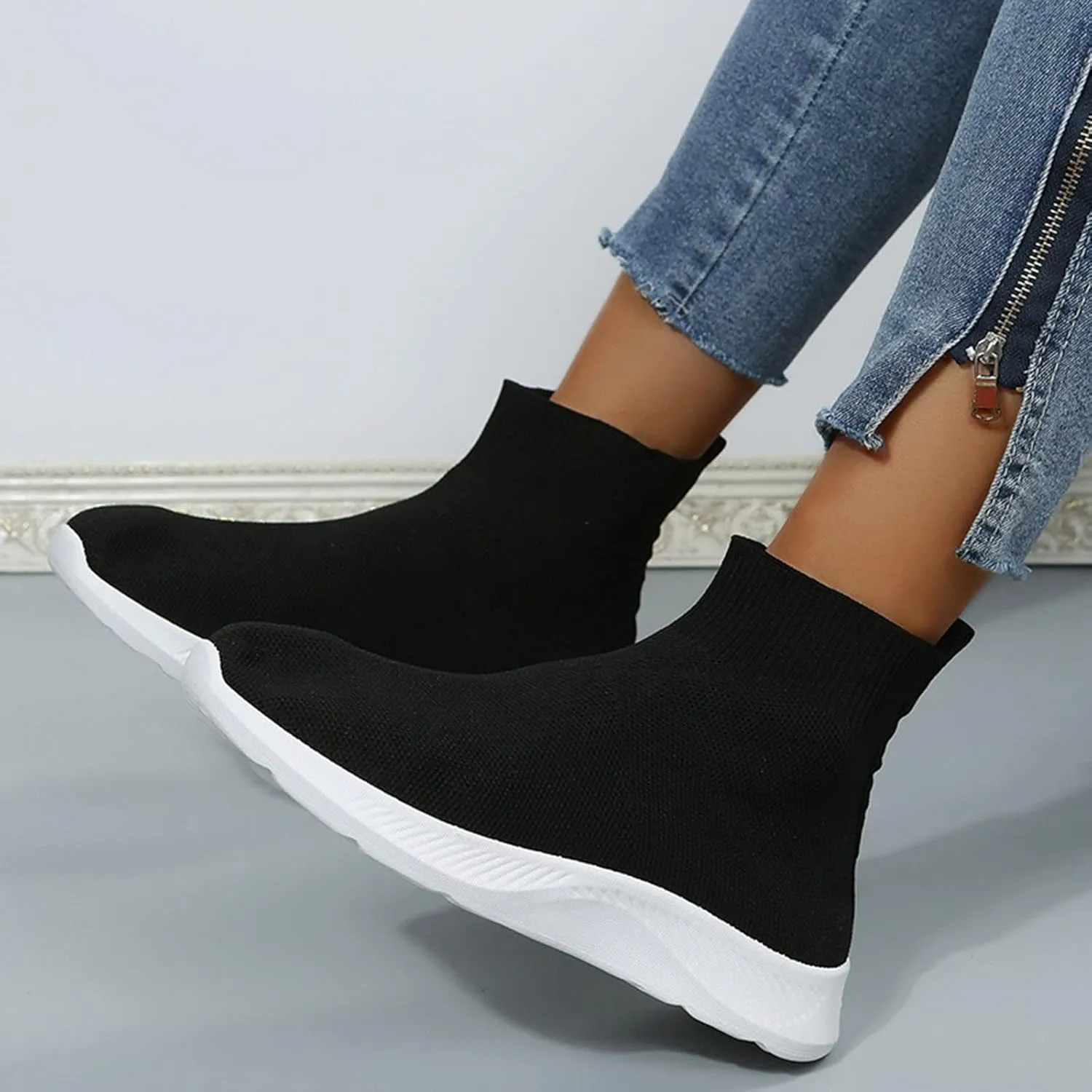 Running Sneakers for Women 2023 Zapatos Comodos De Mujer Suaves para Fiesta Womens Basketball Shoes Size 8 Wide Womens High Top Sneakers Fashion Womens Black Casual Sneakers Size 10