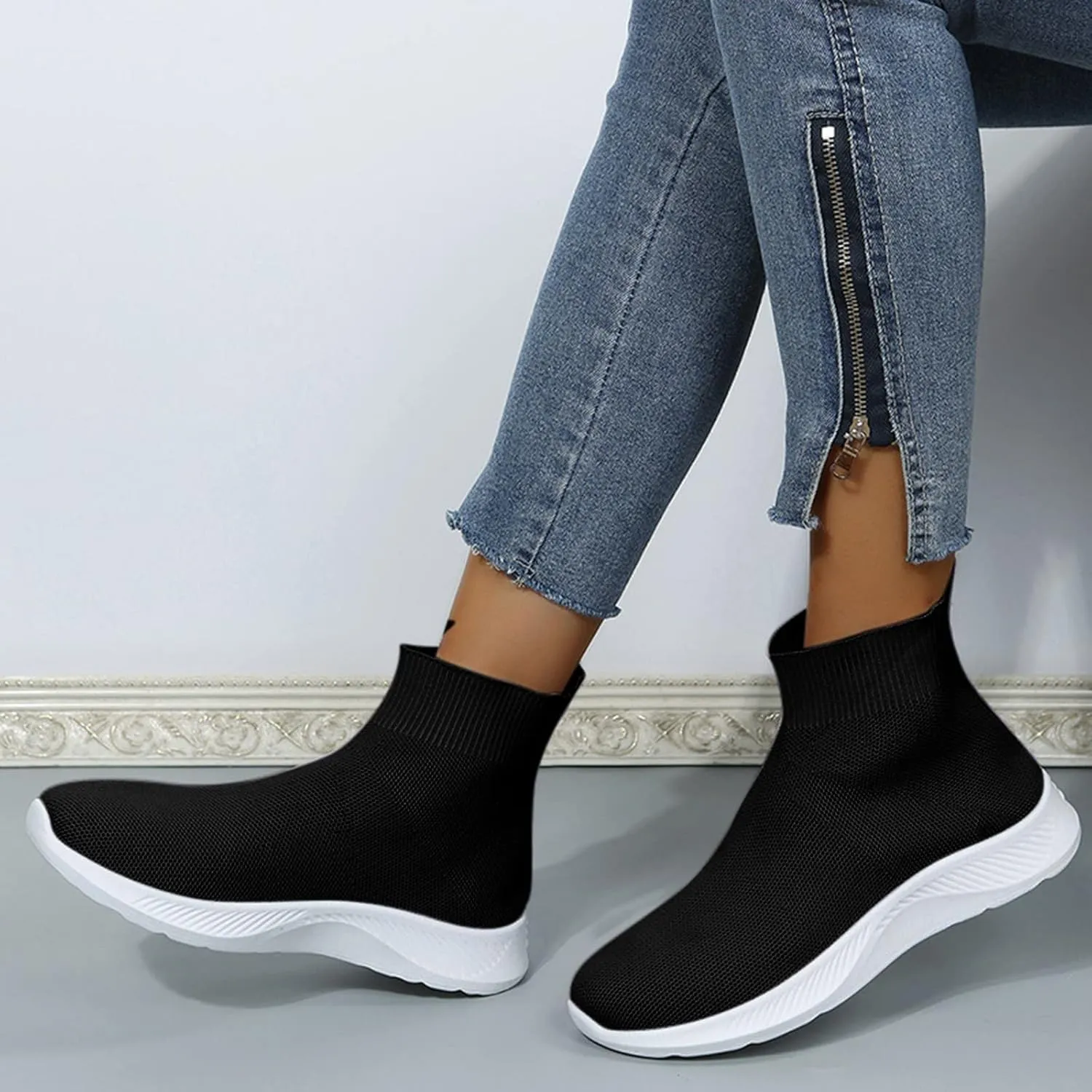 Running Sneakers for Women 2023 Zapatos Comodos De Mujer Suaves para Fiesta Womens Basketball Shoes Size 8 Wide Womens High Top Sneakers Fashion Womens Black Casual Sneakers Size 10