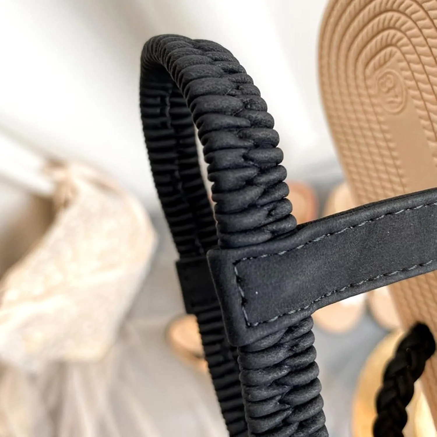 Sandals Breathable Women's Roman Outdoor Diamond Fashion Leisure Shoes Casual Women's Bling Flat Sandals for