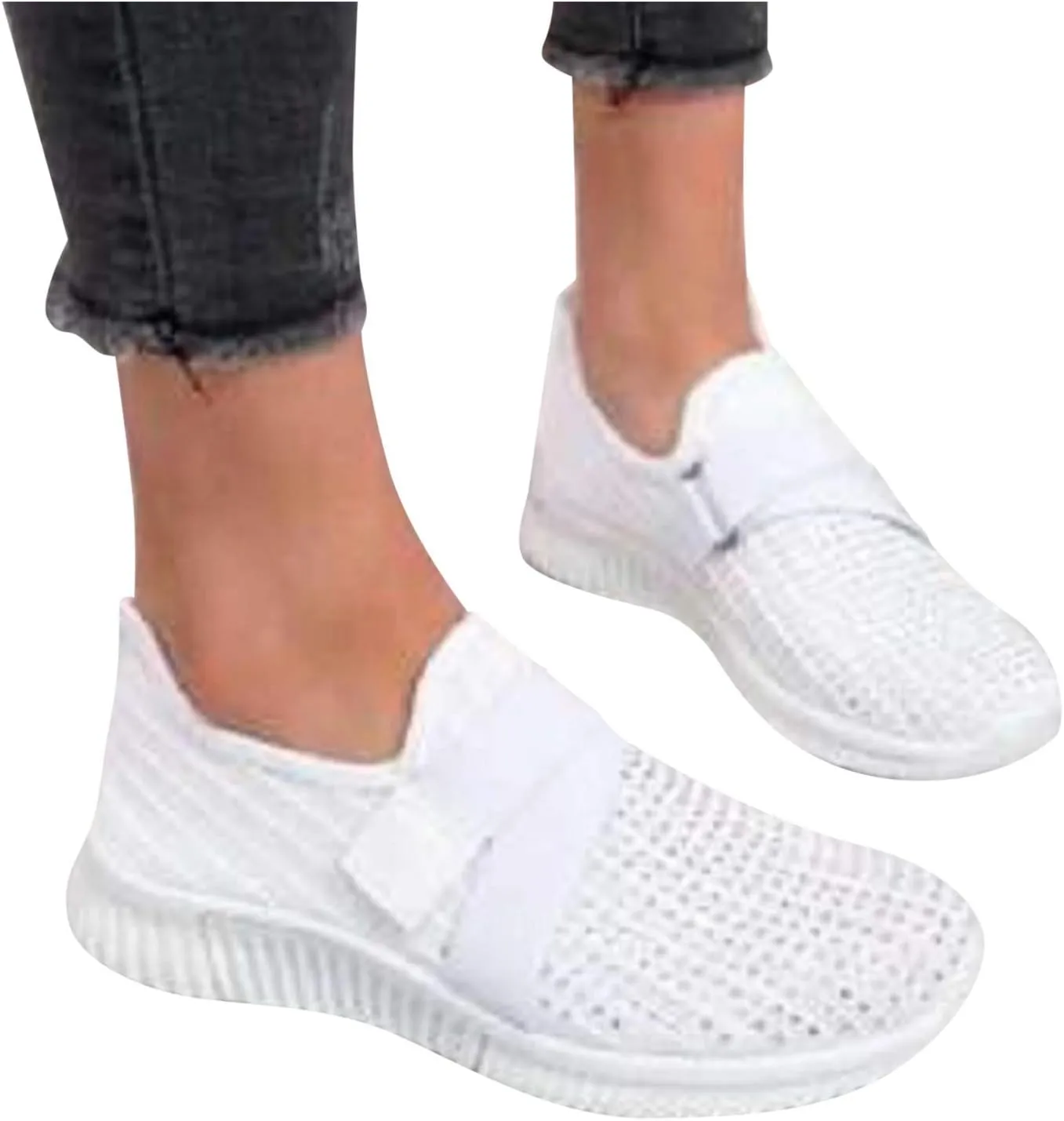 SBGMoSJ 8.5 Wide Womens Running Sneakers Walking Shoes Women Wide Width Size 9 W 8.5 Wide Womens Sneakers Running Casual Wedge Sneakers for Women Comfortable Dressy Zapatos Confortables para Mujer