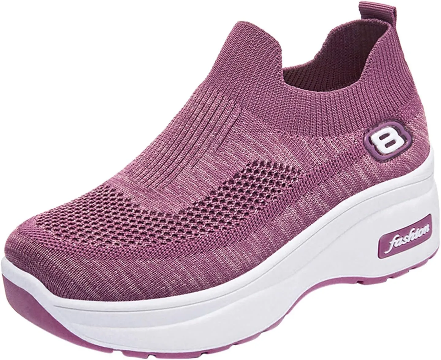 SBGMoSJ High Heel Wedge Sneakers for Women Size 11 Walking Shoes Women Wide Nursing Shoes Women Comfortable Women Shoes Sneakers 10.5 Women Orthopedic Sneakers Wide