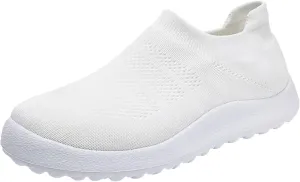 SBGMoSJ Women Athletic Walking Shoes Fashion Sneakers Zapato Tenis Antiderrapante para Mujer Womens Casual Shoes Silver Platform Wedge Sneakers for Women Women Slip On Tennis Shoes Size 8