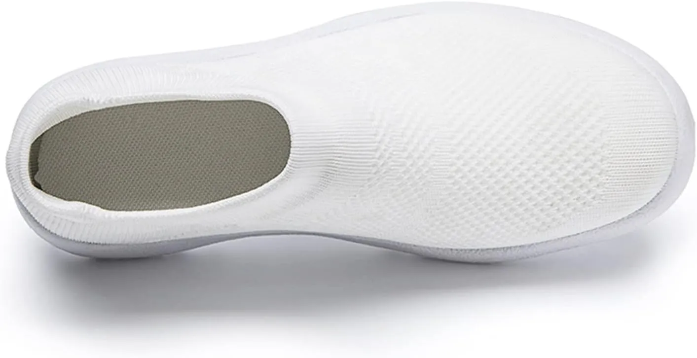 SBGMoSJ Women Athletic Walking Shoes Fashion Sneakers Zapato Tenis Antiderrapante para Mujer Womens Casual Shoes Silver Platform Wedge Sneakers for Women Women Slip On Tennis Shoes Size 8