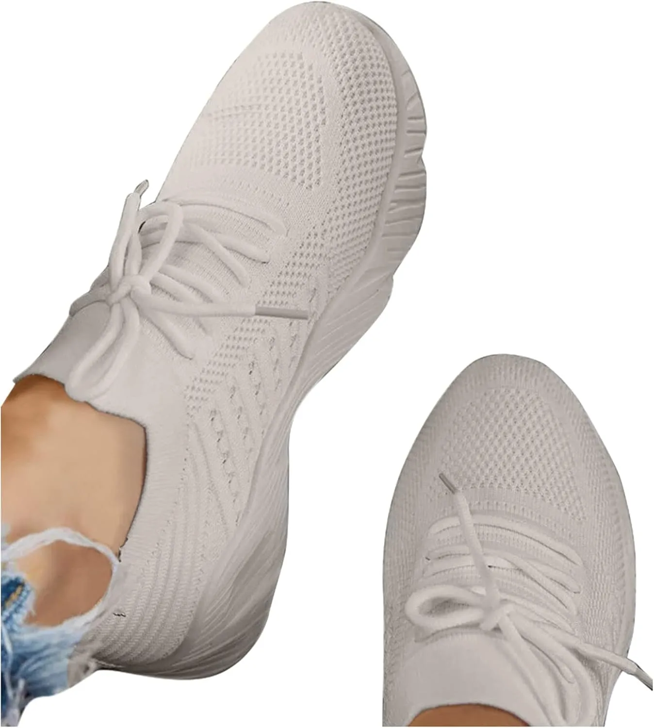 SBGMoSJ Women Sneakers Black Tenis OrtopéDicos para Mujer para Caminar Extra Wide Gym Shoes for Women Running Shoes Womens Lightweight Fashion Sport Sneakers Black Slip On Shoes Women Size 11