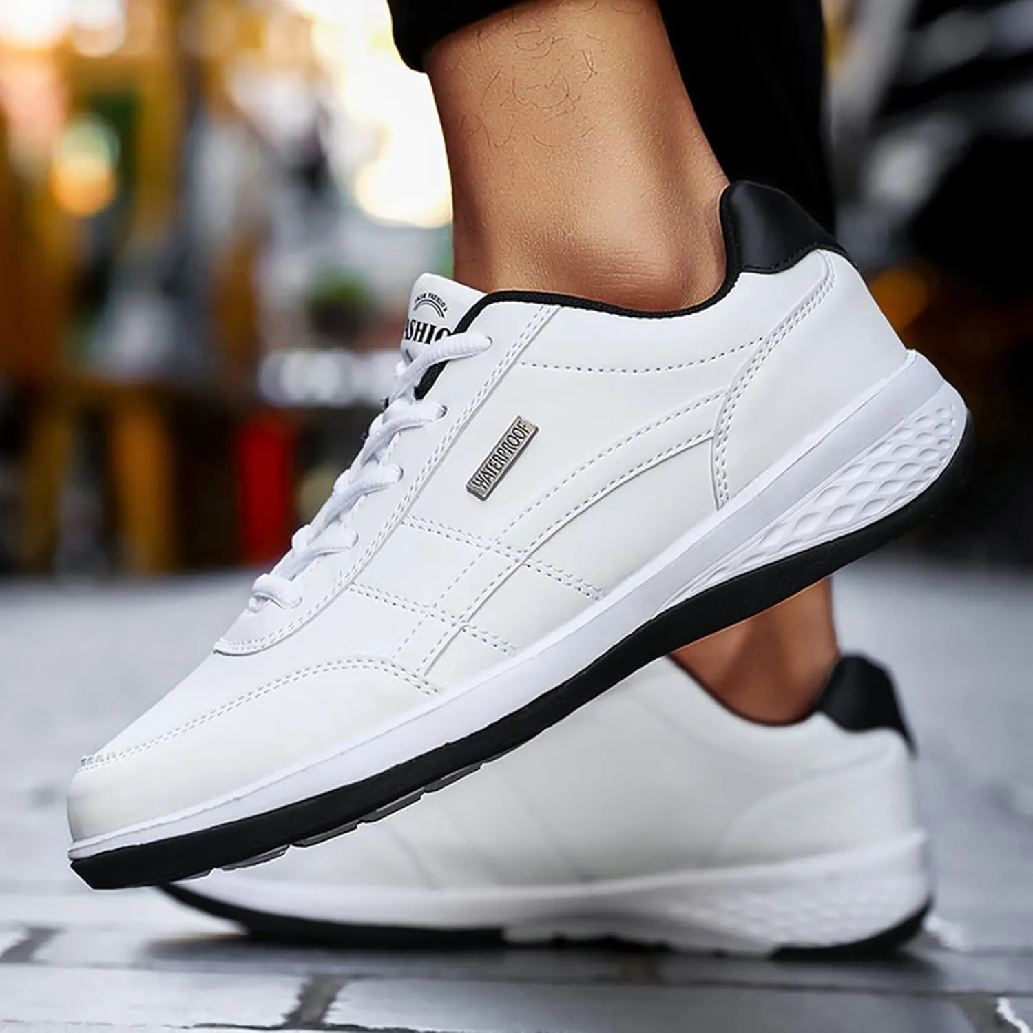 SBGMoSJ Women Sneakers Size 6 Wide Zapatos para Mujeres White High Top Canvas Shoes Women Platform Sneakers for Women 2023 Womens Walking Sneakers Slip On