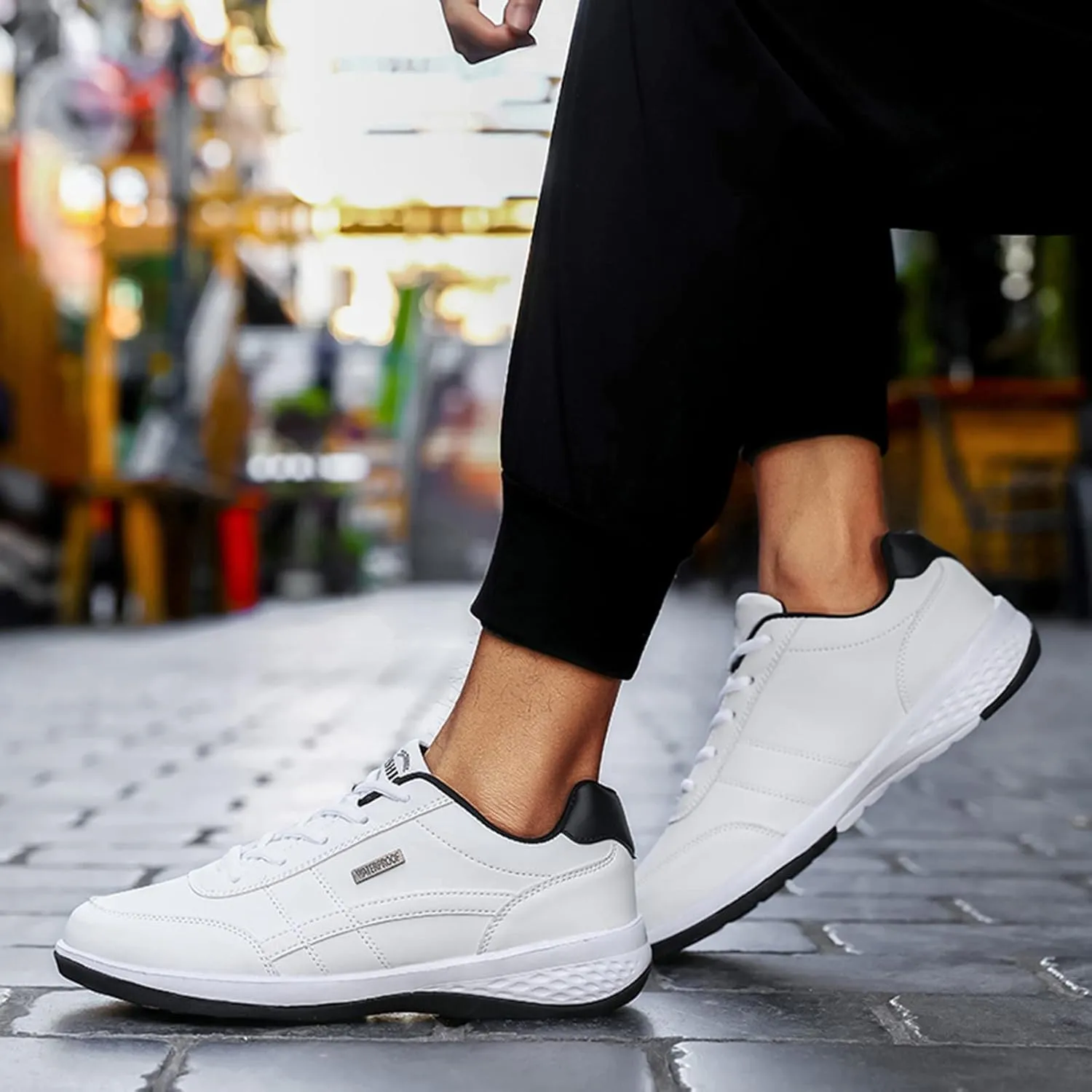 SBGMoSJ Women Sneakers Size 6 Wide Zapatos para Mujeres White High Top Canvas Shoes Women Platform Sneakers for Women 2023 Womens Walking Sneakers Slip On