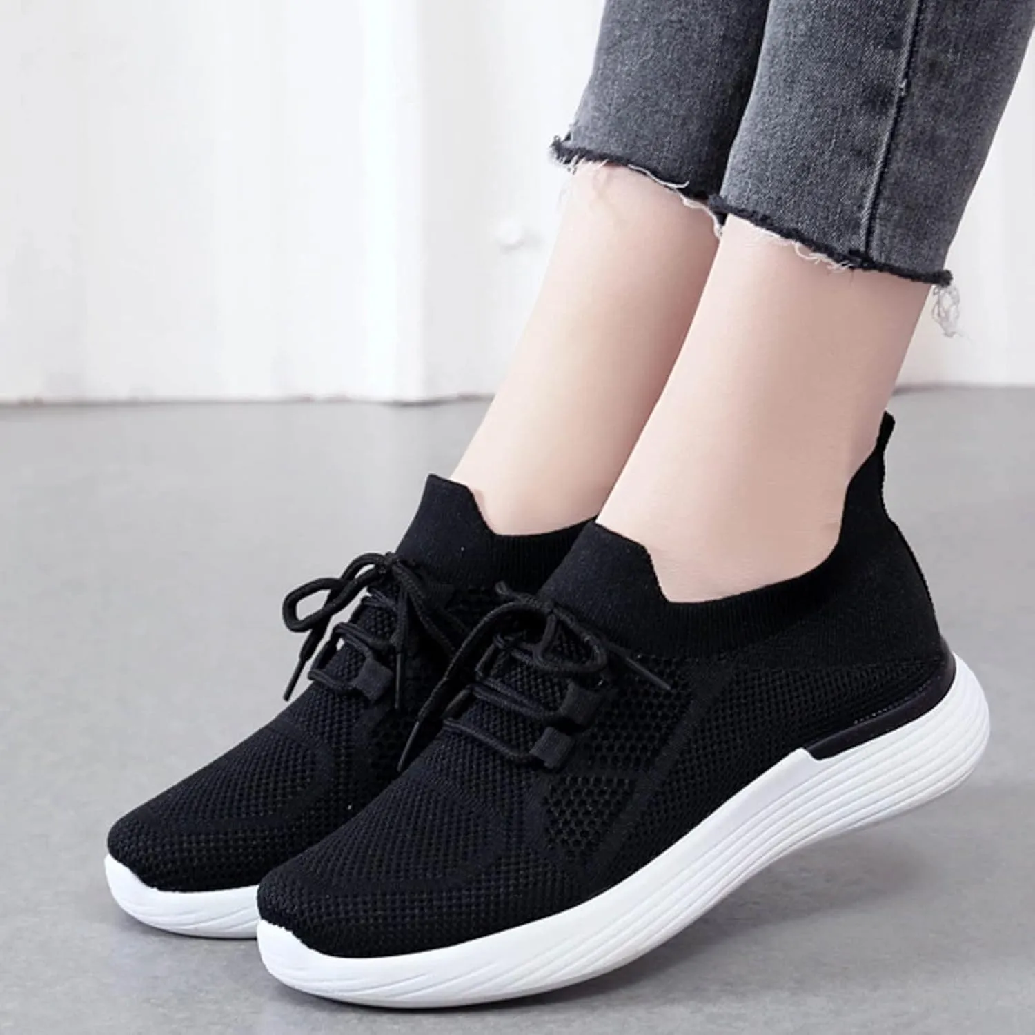 SBGMoSJ Womens Walking Sneakers Size 10 Wide Women Orthopedic Sneakers Walking Womens Casual Shoes Slip Ons Mule Women's Sneakers Wide Width Comfortable Walking Shoes Women Slip On
