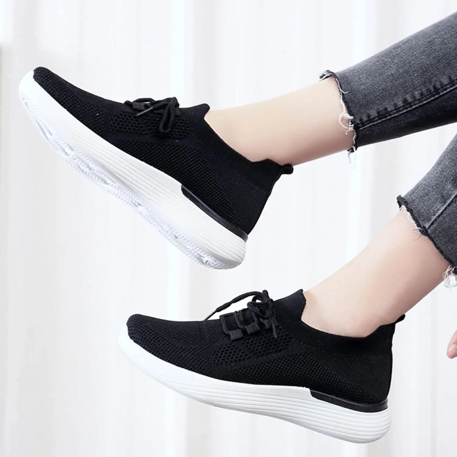 SBGMoSJ Womens Walking Sneakers Size 10 Wide Women Orthopedic Sneakers Walking Womens Casual Shoes Slip Ons Mule Women's Sneakers Wide Width Comfortable Walking Shoes Women Slip On