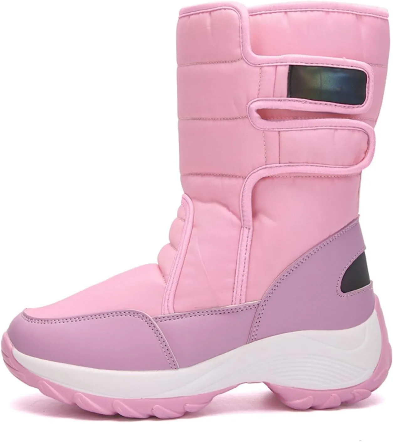 Slip On Snow Boots For Women Waterproof Winter Boots Wide Width Warm Boots Ski Boots Hiking Boots Mid Calf Boots
