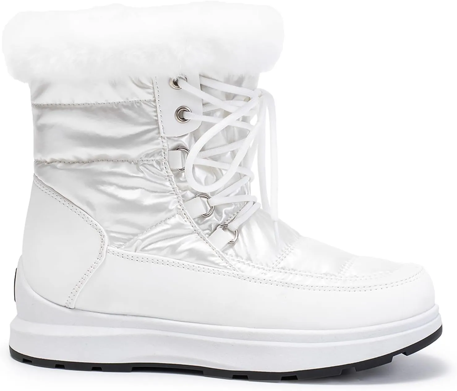 Slip On Snow Boots For Women Waterproof Winter Boots Wide Width Warm Boots Ski Boots Hiking Boots Mid Calf Boots