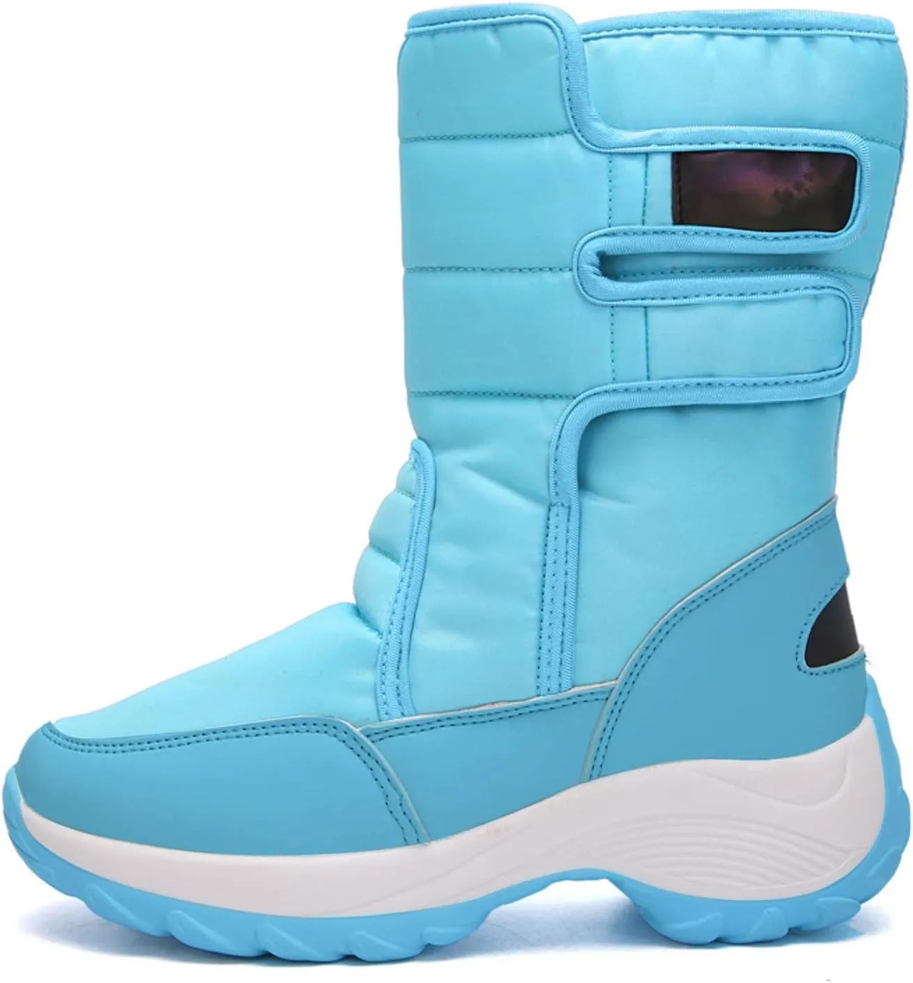Slip On Snow Boots For Women Waterproof Winter Boots Wide Width Warm Boots Ski Boots Hiking Boots Mid Calf Boots